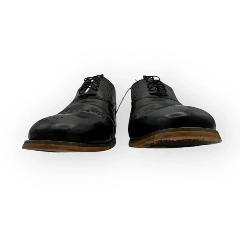 Unlisted By Kenneth Cole Mens Cheer Lace Up B Oxford Shoes Black Size 10.5